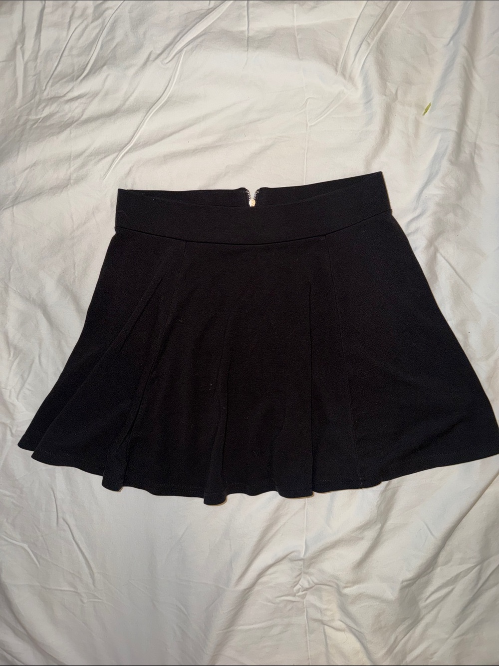 Divided Black Circle Skater Skirt